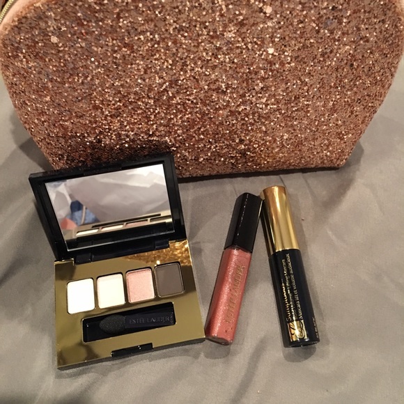 ESTE LAUDER GLAM-GLITTER BAG & ESSENTIALS - Picture 5 of 5